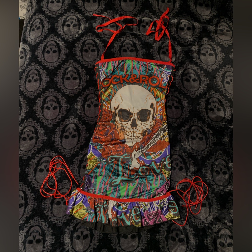 Graphic Mini Dress